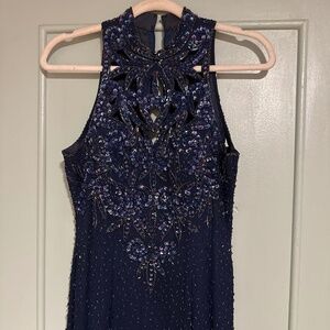 Formal dress with beaded detail